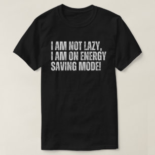 Camiseta Funny Lazy Man
