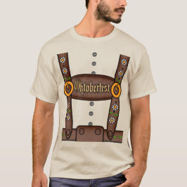 Camiseta Funny Lederhosen Oktoberfest Shirt
