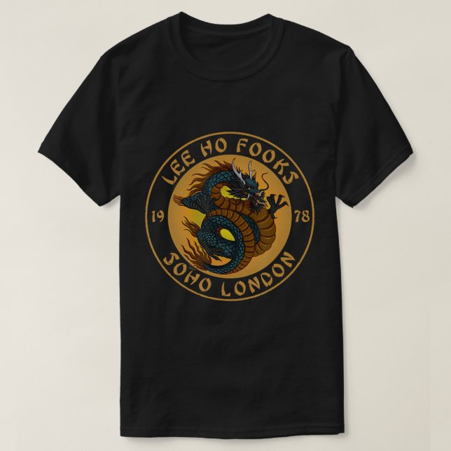 Camiseta Funny Lee Ho Fooks Diseño de restaurantes chinos T (Diseño del anverso)