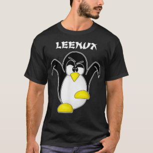 Camiseta Funny Leenu Tu Linu Penguin Programador