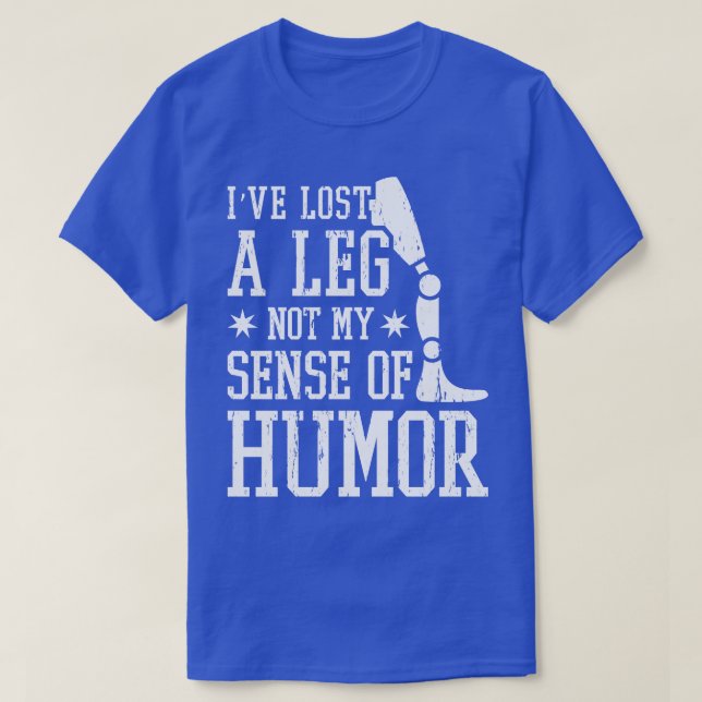 Camiseta Funny Leg Amputee (Diseño del anverso)