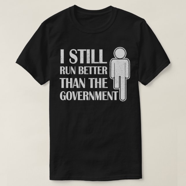Camiseta Funny Leg Amputee Government Premium (Diseño del anverso)