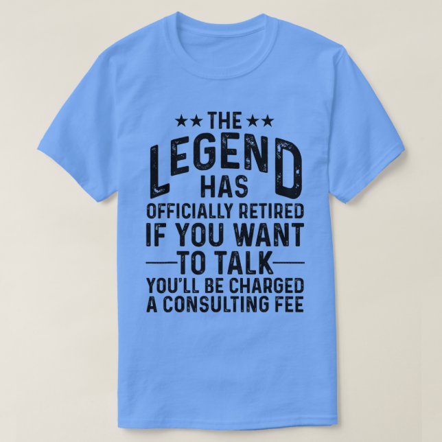 Camiseta Funny Legend Has Officially Retired Gift Retiree M (Diseño del anverso)