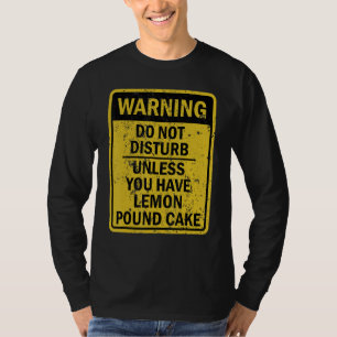 Camiseta Funny Lemon Pound Cake Food Dessert