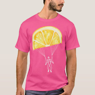 Camiseta Funny Lemons Summer Sun Skydiving Parachute