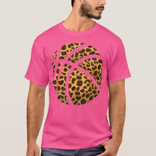 Camiseta Funny Leopard Print Basketball Guay Mejor equipo d