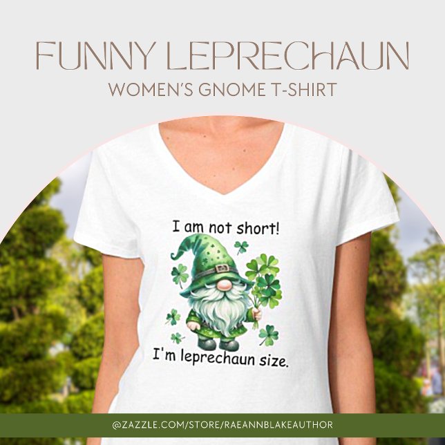 Camiseta Funny Leprechaun Gnome T-Shirt (Subido por el creador)