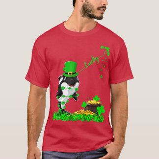 Camiseta Funny Leprechaun Gorra Lucky Orca Fish St