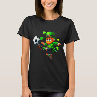 Camiseta Funny Leprechaun Irish Soccer St Patricks Men Boy 
