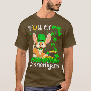 Camiseta Funny Leprechaun Shamrock Leaf Fennec Fo St
