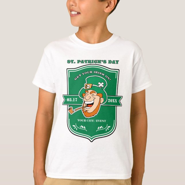 Camiseta Funny Leprechaun St. Patrick's Day (Anverso)