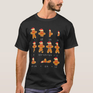 Camiseta Funny Ley de Fracción de Hombre de Gingerbread Nav