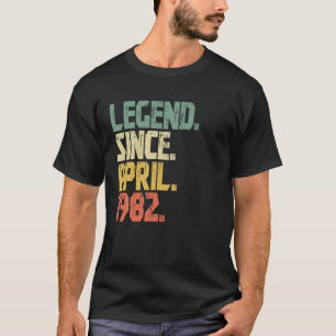 Camiseta Funny leyenda de hombres de 40 años desde el 19 de