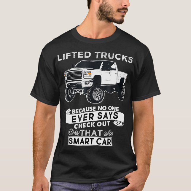 Camiseta Funny Lifted Truck Tshirt  (Anverso)