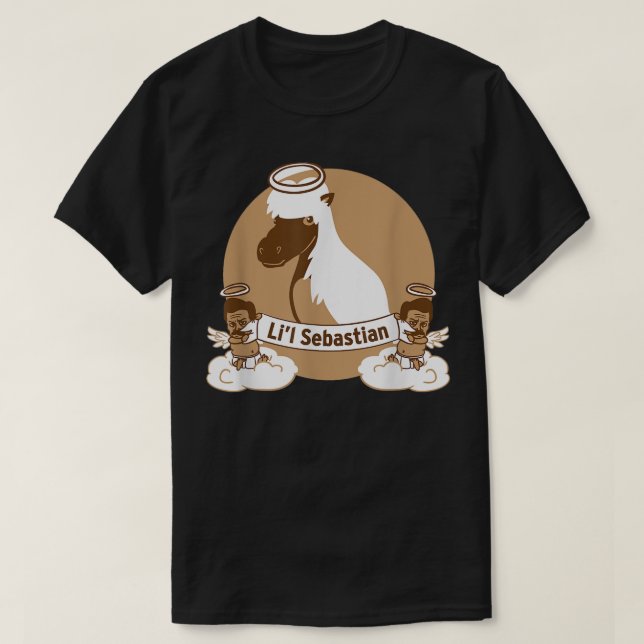 Camiseta Funny Lil Sebastian Mini Horse Pony Angel R  (Diseño del anverso)