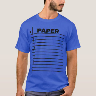Camiseta Funny Lined Notebook Paper Group Halloween Costume