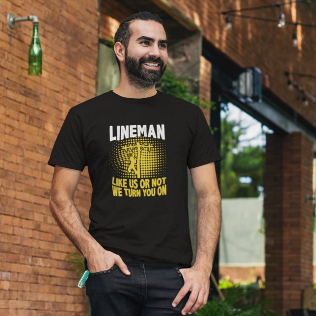 Camiseta Funny Lineman Cita Cable de cable eléctrico (Funny Lineman Quote Electrician Wire Cable T-Shirt)
