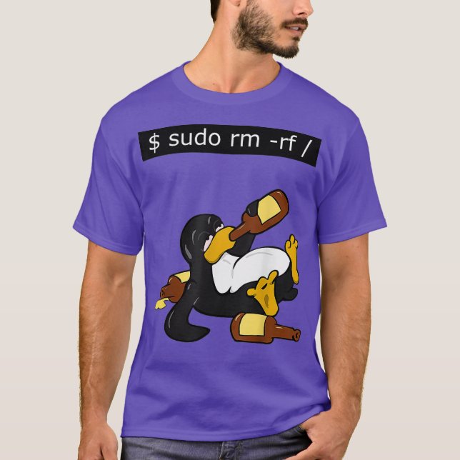 Camiseta Funny Linu Command Funny Linu (Anverso)