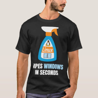 Camiseta Funny Linux Windows Cleaner Classic T-Shirt