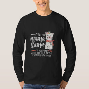 Camiseta Funny llama Chica Mama Mamá Amor Feo Christma