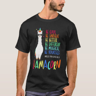 Camiseta Funny Llamacorn Divertida Cute Llama Unicornios Da