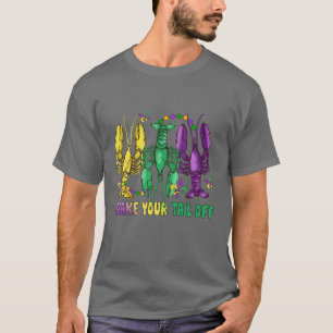 Camiseta Funny Lobster Tail Mardi Gras Shake Your Crawfish