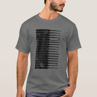 Camiseta Funny Locksmith Art Men Dad Lock Picking Tools Key