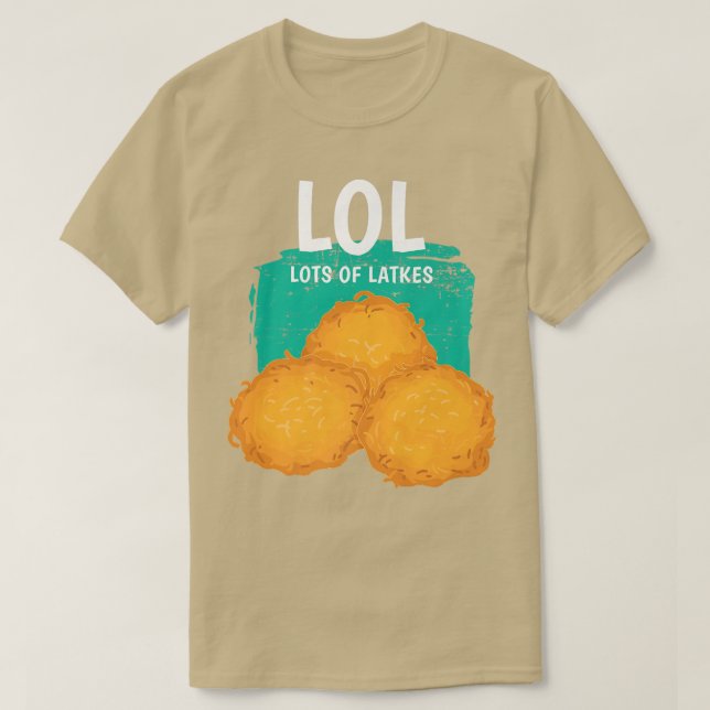 Camiseta Funny Lots Of Latkes Traditional Jewish Hanukkah  (Diseño del anverso)