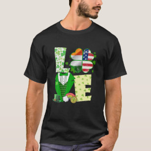 Camiseta Funny Love Patrick Day Cute Tee Gift