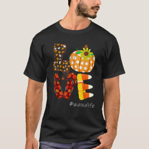 Camiseta Funny Love wawalife Pumpkin Flip Flops wawa Life H