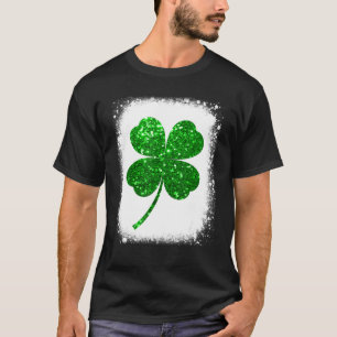 Camiseta Funny Lucky Green Shamrock Leaf Irish Saint Patric
