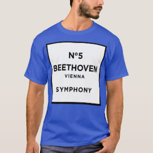 Camiseta Funny Ludwig van Beethoven Parodia 5 Diversión Sin