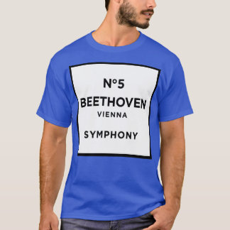 Camiseta Funny Ludwig van Beethoven Parodia 5 Diversión Sin