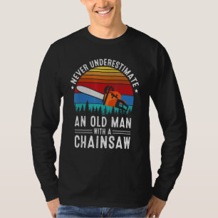 Camiseta Funny Lumberjack Art Men Dad Chainsaw Arborist Woo