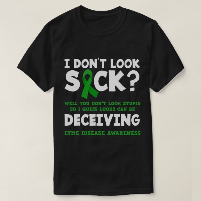 Camiseta Funny Lyme Disease Warrior (Diseño del anverso)