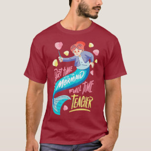 Camiseta Funny Maestra Sirenas Criaturas Hombres Gráficos T