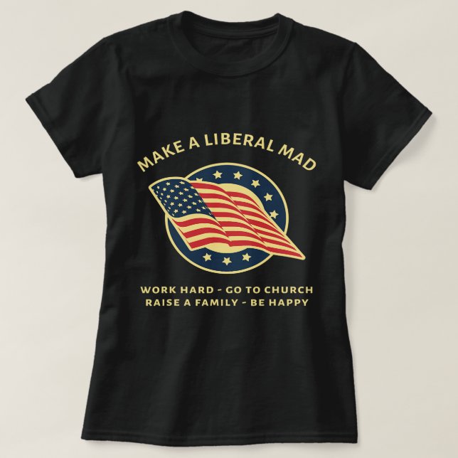 Camiseta Funny MAGA Conservador Republicano (Diseño del anverso)
