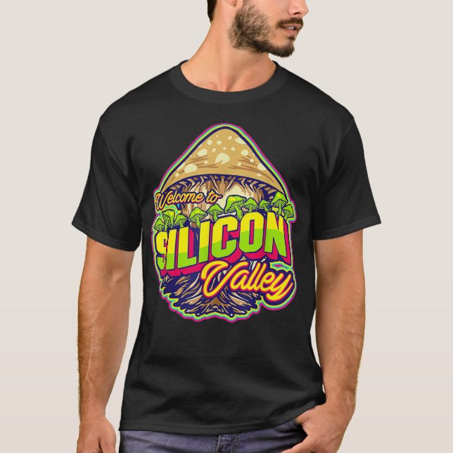 Camiseta Funny Magic Mushroom Design para San Francisco Tec (Anverso)