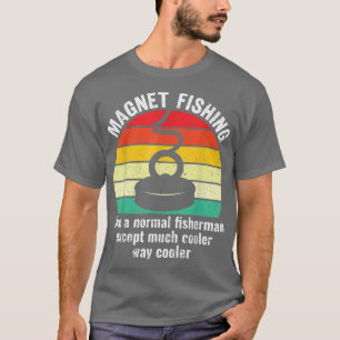 Camiseta Funny Magnet Fishing Defition Magnet Fisherman 133