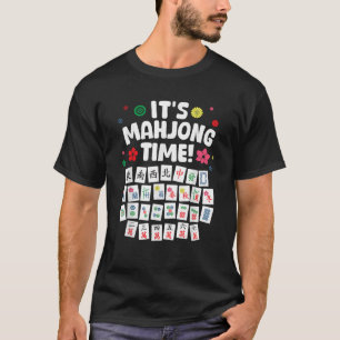 Camiseta Funny Mahjong Design Para Hombres Mujeres Mah Jong