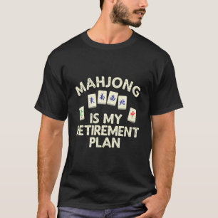 Camiseta Funny Mahjong Design Para Hombres Mujeres Mahjong