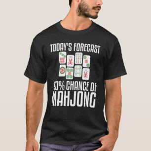 Camiseta Funny Mahjong Para Hombres Mujeres Jugadoras De Ju