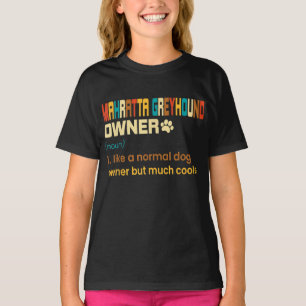 Camiseta Funny Mahratta Greyhound Vintage Retro Dog Mom Dad
