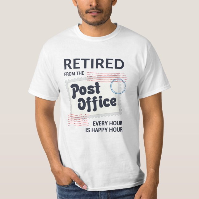 Camiseta Funny Mailman, jubilado de trabajador postal retir (Anverso)