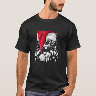Camiseta Funny Maine Coon Santa Navidades gata mamá regalo