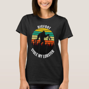 Camiseta Funny Maine State Bigfoot Stole My Lobster Sc-Fi S