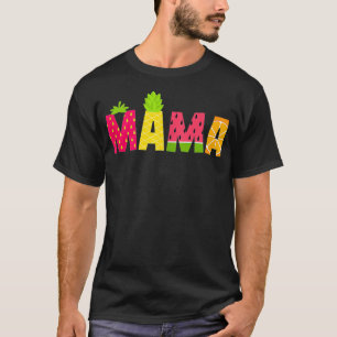 Camiseta Funny Mama Fruitarian Lover Summer Nana Fruit Slic