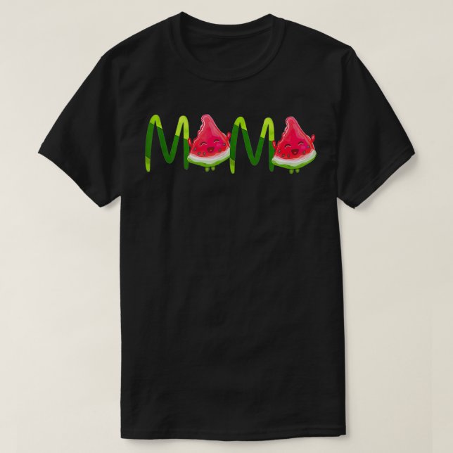 Camiseta Funny Mama Watermelon Slice Mom Summer Fruit (Diseño del anverso)