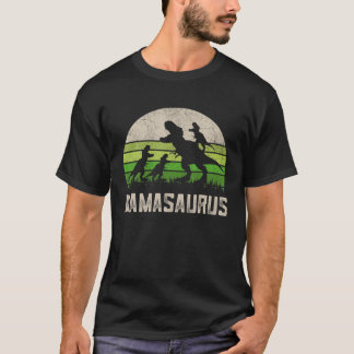 Camiseta Funny Mamasaurus Rex S, Fun Dinosaur Mom 3 Kids Ra