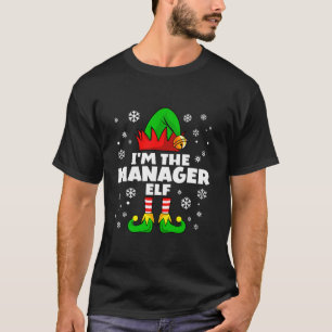 Camiseta Funny Manager Elf Family Mating Group Happy Chris